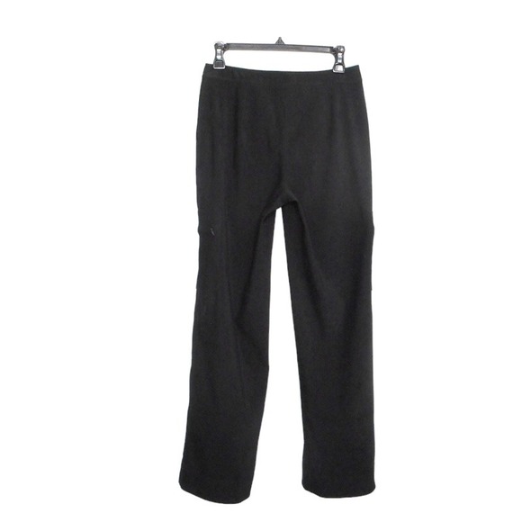 Talbots Cargo Pants Womens 6P Black Faux Suede Zip Stretch Zipper Pockets Y2K - Picture 3 of 15